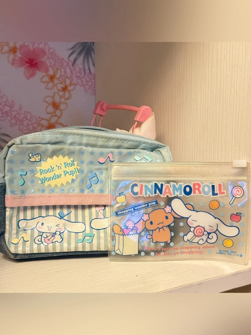 Vintage cinnamoroll pouches coin bag